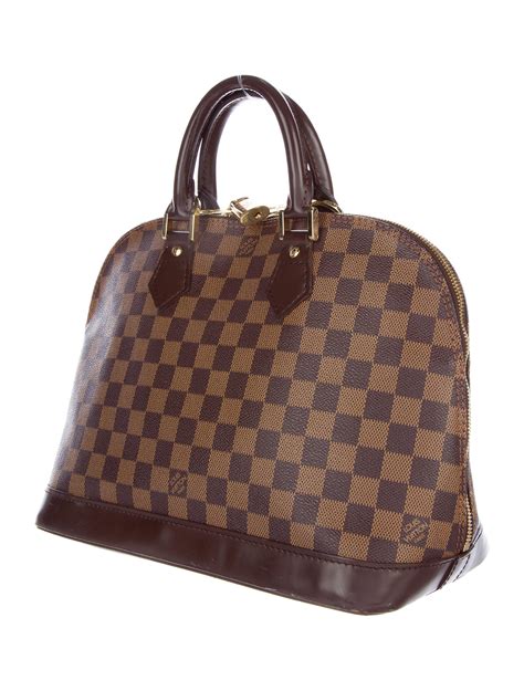 LOUIS VUITTON Damier Ebene Alma PM 